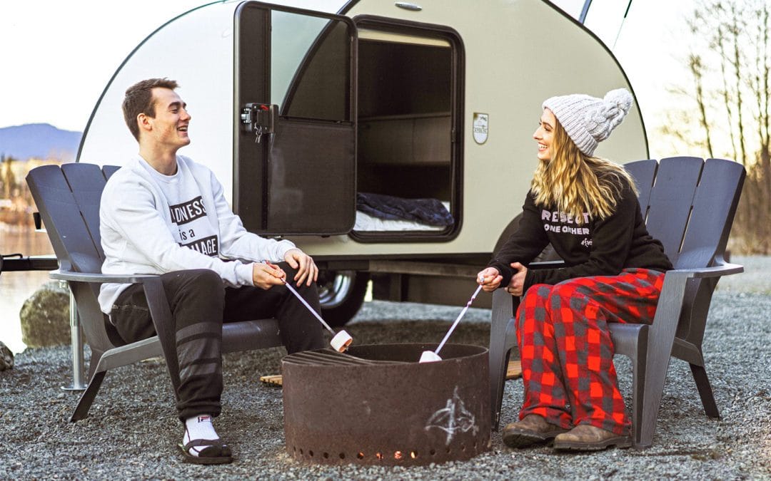 A solar teardrop trailer for an off the grid camping experience
