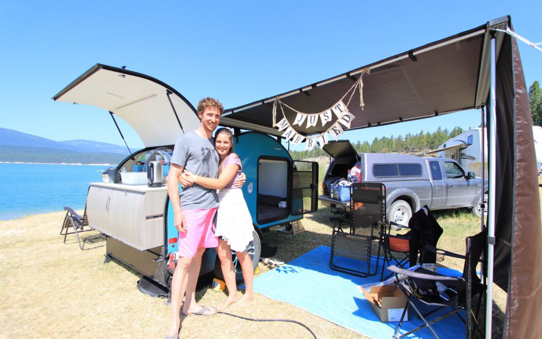 A 6 month teardrop trailer honeymoon road trip